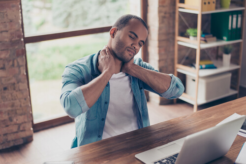 Should I be concerned about the throbbing pain in my neck?
