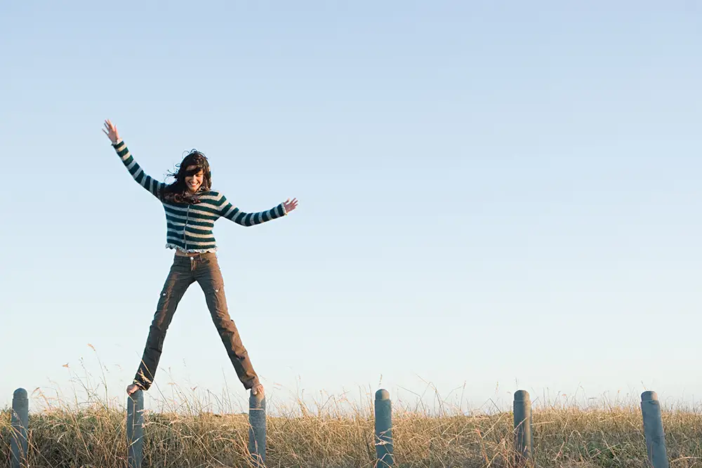What is backward disequilibrium and what can you do about it? a woman balancing on fence posts 2022 03 07 23 55 37 utc what is backward disequilibrium and what can you do about it? vestibular rehab