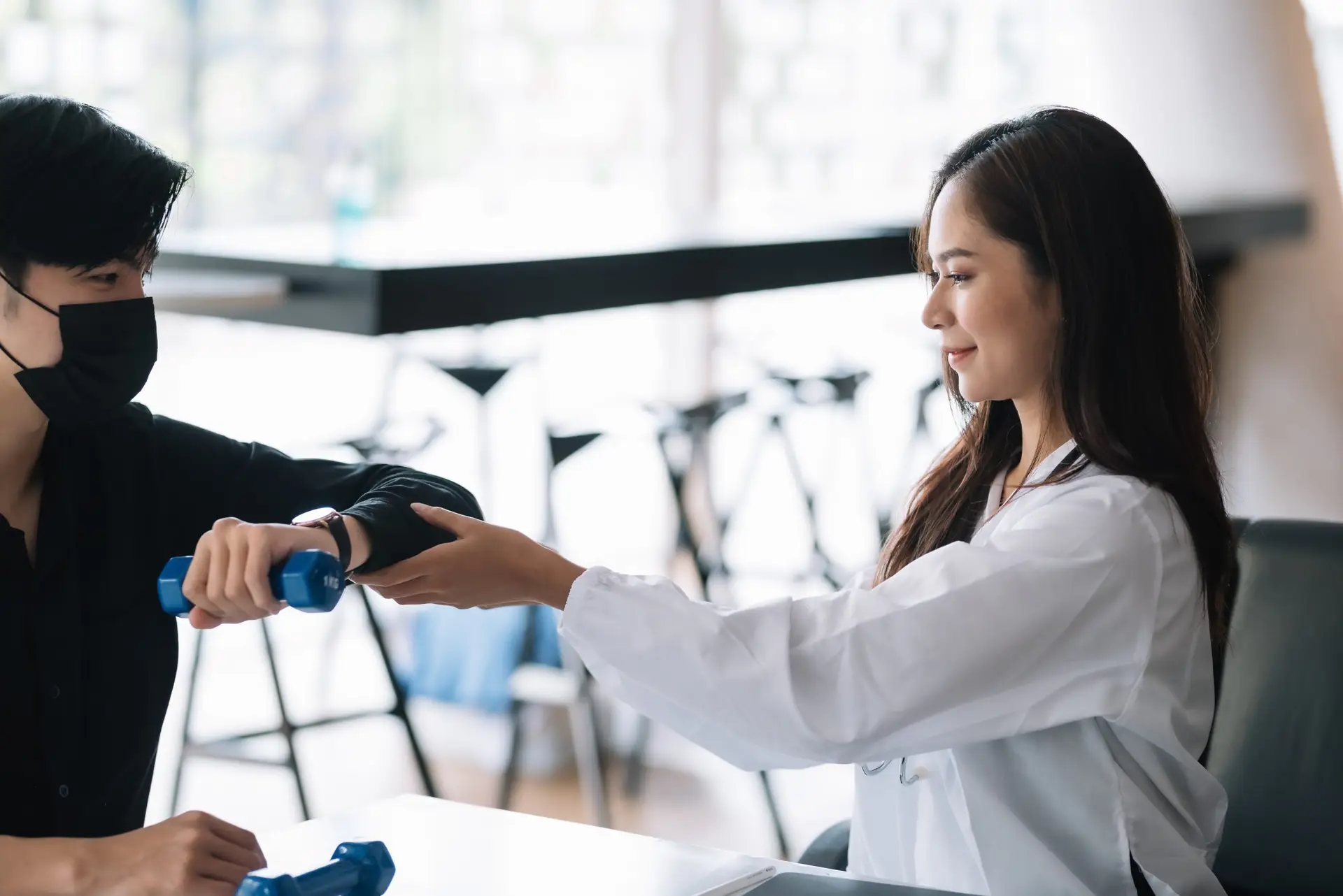 Ultimate checklist for a physical therapy practice acquisition female doctor has a male patient do physical thera 2023 01 24 21 42 08 utc 1 scaled Ultimate checklist for a physical therapy practice acquisition