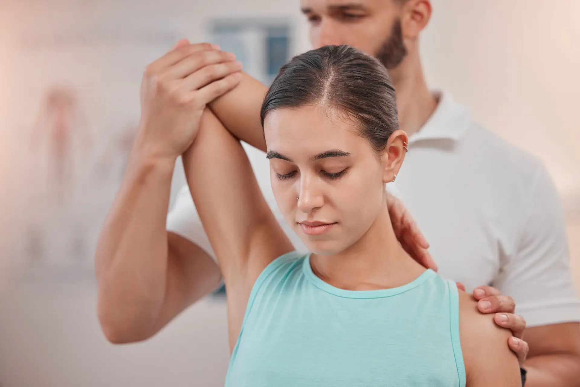 3 recent innovations in physical therapy that are revolutionizing our industry physical therapy woman patient and physiotherapy 2022 12 29 04 25 42 utc 1 scaled 3 recent innovations in physical therapy that are revolutionizing our industry